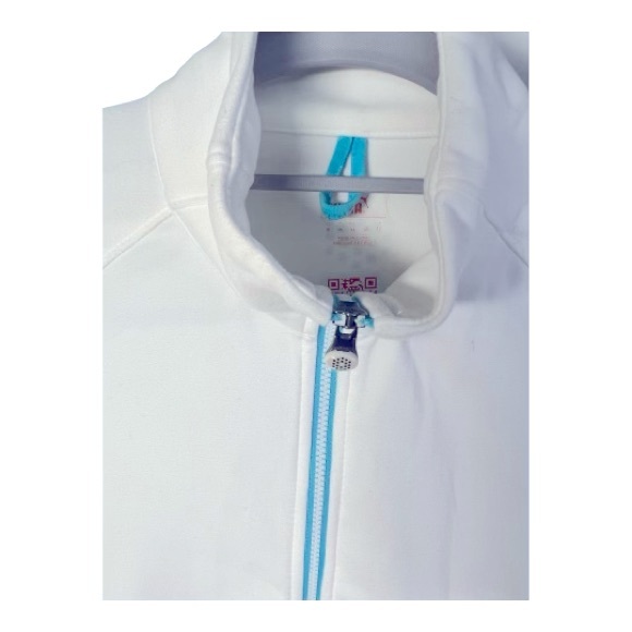 Puma Golf Full Zip Jacket Medium White All Sport Dry Cell - Picture 4 of 5